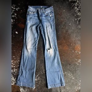 7 For All Mankind Dojo Flare Jeans